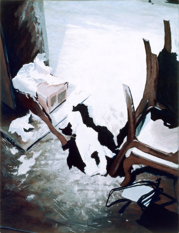 Philipp Fröhlich, exvoto, painting, (013H), 2003. tempera on panel, 45,5 x 35 cm