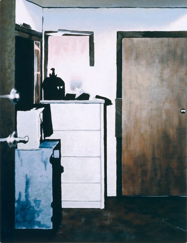 Philipp Fröhlich, exvoto, painting, (011H), 2003. tempera on panel, 45,5 x 35 cm